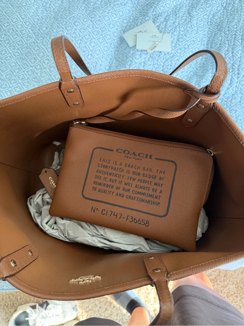 Coach Reversible City Tote - Picture 2 of 6